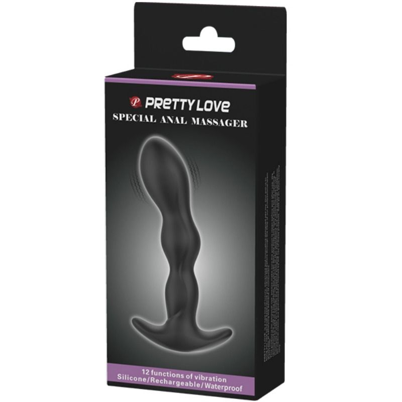 PRETTY LOVE - ANALMASSAGER 12 VIBRATIONSMODI