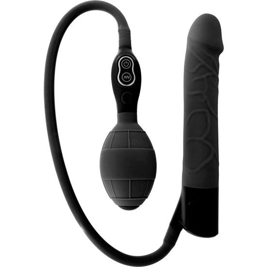 SIEBEN KREATIONEN – SCHWARZER AUFBLASBARER VIBRATOR
