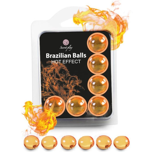 SECRETPLAY - SET AUS 6 BRASILIANISCHEN WÄRMEEFFEKTBÄLLEN