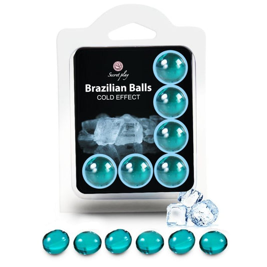 SECRETPLAY - SET MIT 6 BRASILIANISCHEN KÄLTEEFFEKT-BÄLLEN
