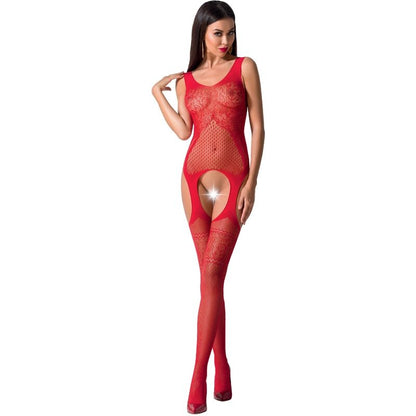 PASSION - FEMME BS061 BODYSTOCKING BLANC TAILLE UNIQUE