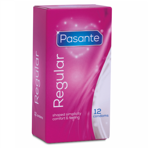 PASANTE – REGELMÄßIGE KONDOME 12ER-PACKUNG
