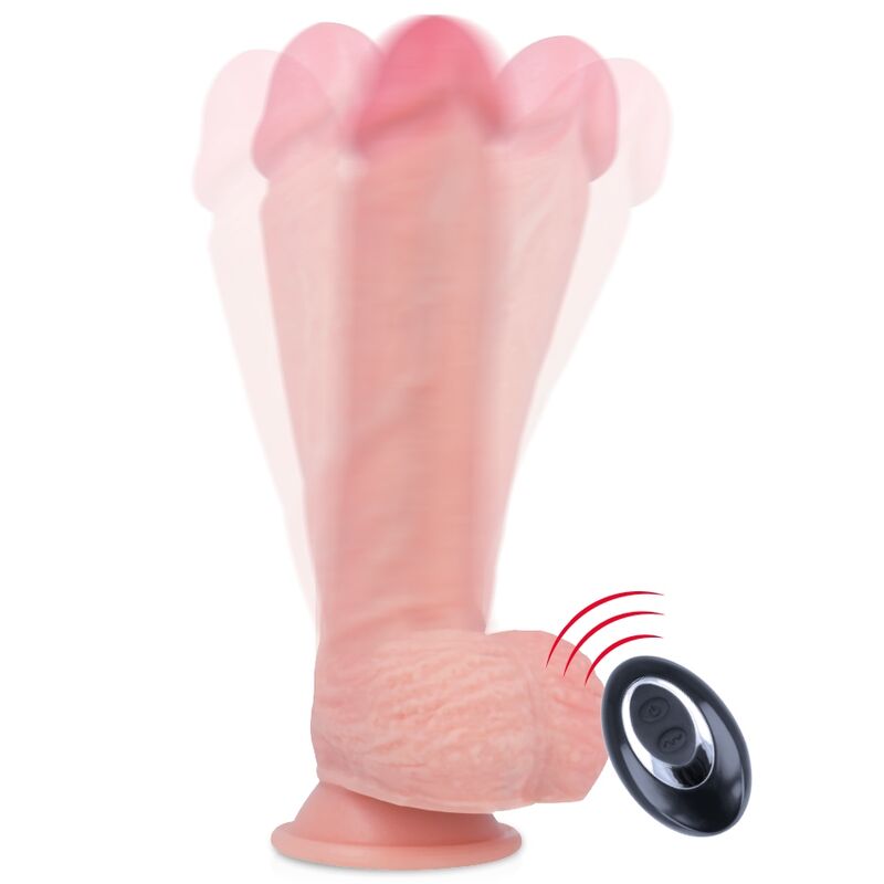 ROCKARMY - APACHE PREMIUM FERNBEDIENUNGSVIBRATOR AUS FLÜSSIGEM SILIKON 20,5 CM -O- 4,62 CM