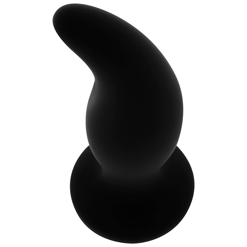 OHMAMA - GEBOGENER SILIKON-ANALSTECKER P 12 CM