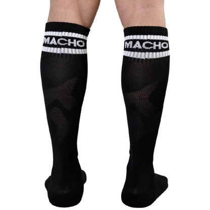 MACHO - CHAUSSETTES LONGUES TAILLE UNIQUE BLEU